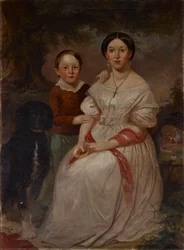 Retrato de Sarah Elizabeth Morrison y Samuel Morrison